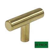 Probrico真鍮ブラシハンドルのモダンキッチンキャビネット1 / 2 "直径Tバーハンドル家具ドアプルまたは引き出しPulls Tバーハンドル家具ドアプルまたは引き出しPulls T-Knob P
