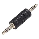 KAUMO 3.5mm ステレオミニ 3極 (オス/オス) つなぎ ジョイント 中継 変換 コネクター