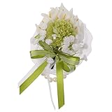 【ノーブランド品】 かわいい　花嫁介添人　手コサージュ　花　造花　結婚式　花嫁　バラ　全２種 - カラー2