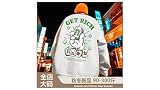 [EathRy] 長袖Tシャツ メンズ 麻雀 大きいサイズ 薄手トレーナー バックプリント ストリート系 普段着 おしゃれ ゆったり ロンT ユニセックス 麻雀T (JP, アルファベット, XL, ホワイト) [並行輸入品]