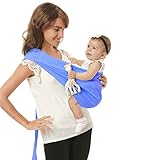 Angelcare ® 新生児 ベビースリング ベビーキャリア - 通気良い 調整可能 赤ちゃん 抱っこひも(ブルー)3ケ月+