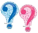 loonballoon Gender Reveal Large Question MarkパーティーベビーシャワーBoy or Girl Mylar Balloon BU