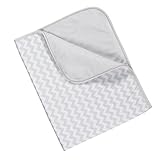 Chevron Baby Blanket 36 By Ganz (Grey) by Ganz