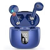 イヤホン bluetooth ワイヤレス【2026最新ブルートゥース イヤホン】Bluetooth5.4 ENC通話ノイズキャンセリングHiFi音質 ブルートゥースイヤホン 長時間再生 自動ペアリング 最大40時間再生タッチコントロール LEDディスプレイ Type-C充電 IPX7防水HiFi小型/軽量 iOS/Android適用 WEB会議通勤/通学/音楽/ゲーム ブルーヘッドフォン