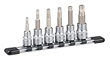 トネ(TONE) トルクスソケットセット(強力タイプ・ホルダー付) HTX306 差込角9.5mm(3/8") 内容6点