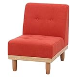 不二貿易(Fujiboeki) ソファ ピンク 幅55cm 肘無し 1人掛け ルーク 36399