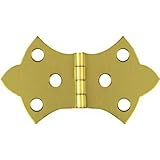 National Mfg.N211847Miniature Brass Decorative Hinge-1-11/16X3-1/16 SB HINGE (並行輸入品)
