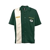 NFLグリーンベイパッカーズ" Strike " Plusメンズボーリングシャツ、3-xl