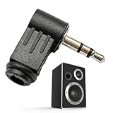 3.5mm アングルプラグ、3.5mm アングルアダプター,90度直角ステレオジャックプラグ -90度3.5mmデュアルチャネル携帯電話ヘッドセット溶接プラグ3コアデュアルチャネルアセンブルされたオーディオヘッドエルボ 3 極ステレオヘッドフォンコネクタ、ライトアングルオーディオコンバータ