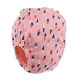 Fenteer 赤ちゃん　幼児用　布おむつ　トイレトレーニングパンツ　トイレ　おむつ　綿　ソフト　再使用可能　全3サイズ４色 - アイスクリーム, 2-3 T