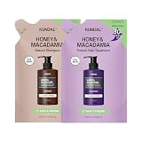 【クンダル】ペア＆フリージアの香り ｜シャンプー トリートメントセット 詰め替え 430ml｜ハニー＆マカダミア ネイチャー 弱酸性 デイリーケア ディープクレンジング まとめ買い 一日中香る