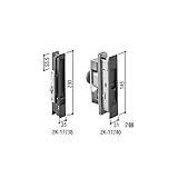 YKKAP メンテナンス部品 戸先 召合せ 外シリンダーセット (HH-J-0749) Q1：AYAグレイ *製品色・形状等仕様変更になる場合があります*