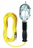 Voltec 08-00257 18/3 SJT Metal Shade Worklight, 25-Foot, Yellow & Black [並行輸入品]