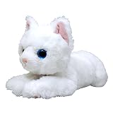 ひざねこ ぬいぐるみ ホワイト オッドアイ Sサイズ