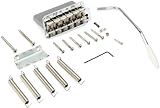 Fender パーツ 6-Saddle American Vintage Series Stratocaster® Tremolo Assembly,Chrome