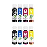 詰め替えインク キャノン用 互換 インクボトル 4色セット (BK/C/M/Y)×2 補充用 個包装 各30ml 詰め替えキット付 BC-365/366 BC-345/346 BC-340/341 BC-310/311 BC-360/361 他対応