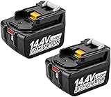 Powilling 互換BL1460B マキタ14.4Vバッテリー14.4V マキタ電動工具用バッテリーBL1460B BL1430 BL1440 BL1450 BL1460など対応 PSE認証 4段残容量表示