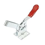 uxcell　固定治具 トグルクランプ　GH-201-B　垂直　60A°　90㎏　3.2×32mm　10.5×6x3.2cm