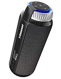 Tronsmart T6 Bluetooth スピーカー 25W出力 360°全方位サウンド 低音強化 15時間連続再生 内蔵マイク搭載 ポータブル ワイヤレス ブルートゥース スピーカー 大音量 重低音 ステレオ iPhone & Android対応【技適認証済】