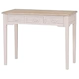 ヨーロピアン調デスク（ホワイト）　MT-7325WH 100cm幅