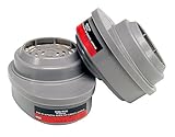 MSA 815362 Advantage Chemical and Combination Cartridge, Organic Vapor, P100 Filter Type (Pack of 2)