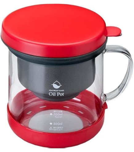 Amazon｜高木金属工業 takagi metal オイルポット 油漉し 油ポット 油