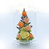 アートフォーシーズン　ローズアイ”光るバラ”ホタル イエローグリーン発光 プリザーブドフラワー