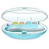 Hyeing 電動ネイルケア 【最新改良版】爪研磨機 健康マニキュア かかとケア ネイルケアセット LEDライト 超静音モーター搭載 低振動 低騒音 「日本語説明書付き」アタッチメント6種類付き 角質