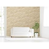 MEIWA アクセント壁紙 レンガ調 92cm×2.5m クリーム