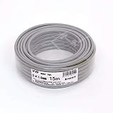 愛知電線 VVF ケーブル2芯 1.6mm 15m 灰色 VVF2×1.6M15