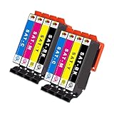 SAT-C+M+Y+BK 純正品併用 4色パック*2 各2本 互換インクカートリッジ サツマイ(さつまいも)インク 互換品 SAT-6CL 増量 大容量 ICチープ搭載 残量表示 対応機種：EP-712A 713A 714A 715A 716A 812A 813A 814A 815A 816A