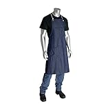 PIP 200-012 Denim Apron, Two Pockets, Large, Blue by PIP