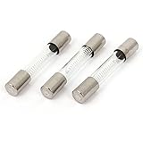 uxcell 電子レンジヒューズ管　電子レンジ用　ガラス管ヒューズ　0.65A 5kV　6×40mm　3個