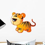 Cute Baby Yellow and Wall Decal by Wallmonkeys Peel and Stick Graphic (12 in W x 10 in H) WM22946 [並