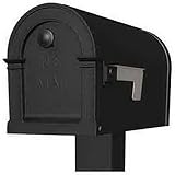 SOLAR GROUP PM000B01 Lincoln T1 Black Mail Box by Solar Group