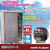 遮熱・日よけスクリーン 約90×198cm ホワイト