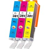 【SUNINK】キヤノン BCI-380XL BCI-381XL 互換インクカートリッジ【3色セット-C/M/Y 合計3本】対応機種:PIXUS TS6330 TR8630 TR9530 TS7430 TR703 TS6230 TS6130 TR8530 TR7530 TS8130 TS8230 TS8330 TS8430 TS7330 TS9130 TS703 TS9531C