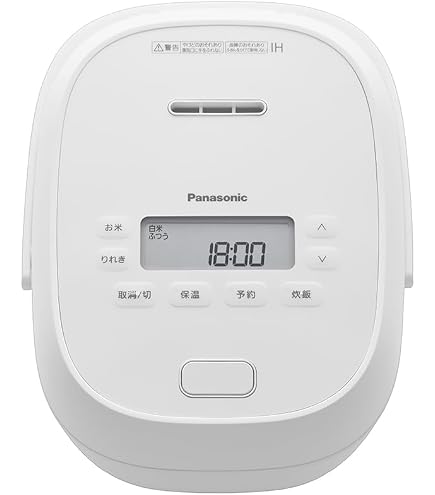 Amazon | パナソニック 電子ジャー炊飯器 3合 ホワイト SR-MZ051-W
