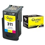 Galac ink キャノン(Canon)BC310 XL+BC311 XL 大容量 残量表示付 BC-310+BC-311（ブラック+カラー）2個セット再生インク【対応機種】PIXUS - (MP493, MP490, MP480, MP280, MP270, MX420, MX350, iP2700)