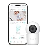 Sense-U スマートベビーモニター 見守りカメラ 自動追跡 双方向音声 ナイトビジョン 300万画素 フルHD