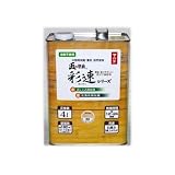 太田油脂 匠の塗油　彩速シリーズ/木部用保護・着色自然塗料 濡色 4L