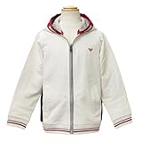 [アルマーニジュニア] ARMANI JUNIOR 長袖ジップアップ パーカー QXB831WWHT 6Aサイズ