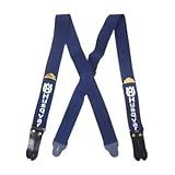 ハスクバーナ チェンソー 作業服・防護用品 サスペンダー ボタン式 革ボタン穴式 ネイビー 6050010-56 [並行輸入品]