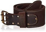 Style n Craft 74055 3" Wide Long Tapered Work Belt in Heavy Top Grain Oiled Leather, Dark Brown [並行輸