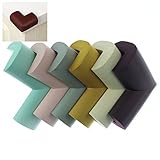 HBF コーナークッション 角 6個 セット 柱 や テーブル など 家具 の角を コーナーガード で 保護 して 赤ちゃん や ご年配 の方の ケガ防止 両面テープ 付き L型厚手