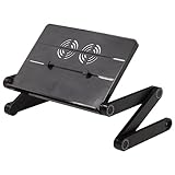 ラップトップテーブル ブラック KT-3558BK