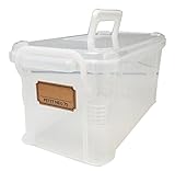 不動技研 収納ボックス プチノイ・75(ハンドル付) クリア F-2575H