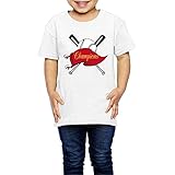 Ariesシャツ 2歳～６歳子どもＴシャツ高校 野球 優勝旗 スポーツ キッズ服 White 4 Toddler