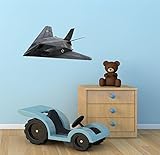 24 " F - 117 Nighthawk Jet Plane # 1ウォールグラフィックステッカーデカールホームゲームキッズボーイズガールズ部屋ガレージden man cave Decor