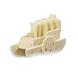 蒸気船の形モデル　3Dクラフト組み立てキット　情景小物　船コレクション　子供贈り物